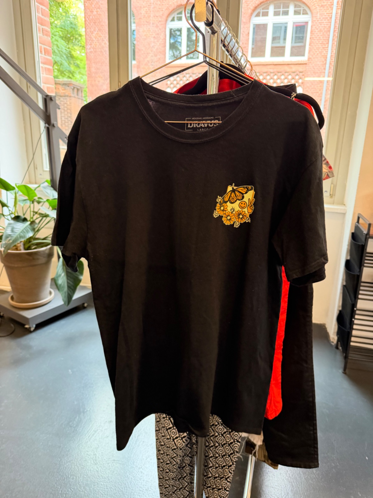 Black Graphic T shirt